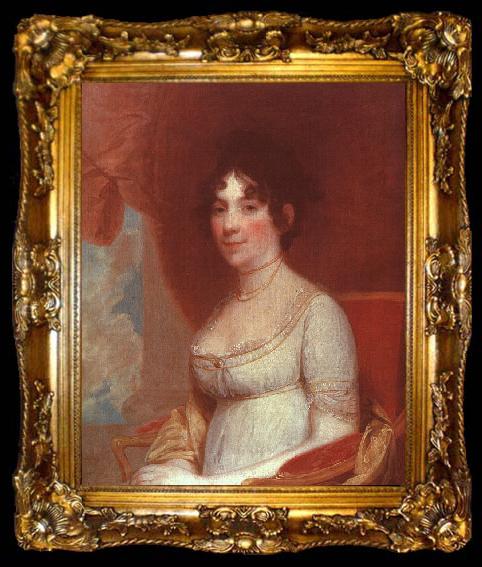 framed  Gilbert Charles Stuart Dolly Madison, ta009-2